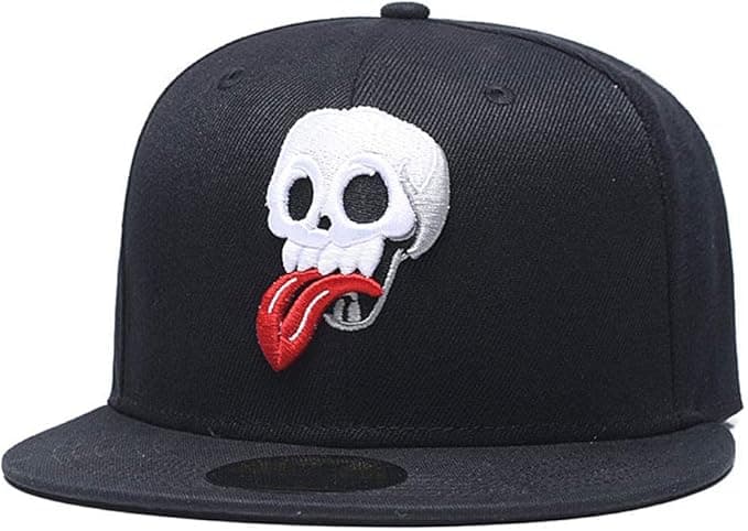 Snapback hat back view