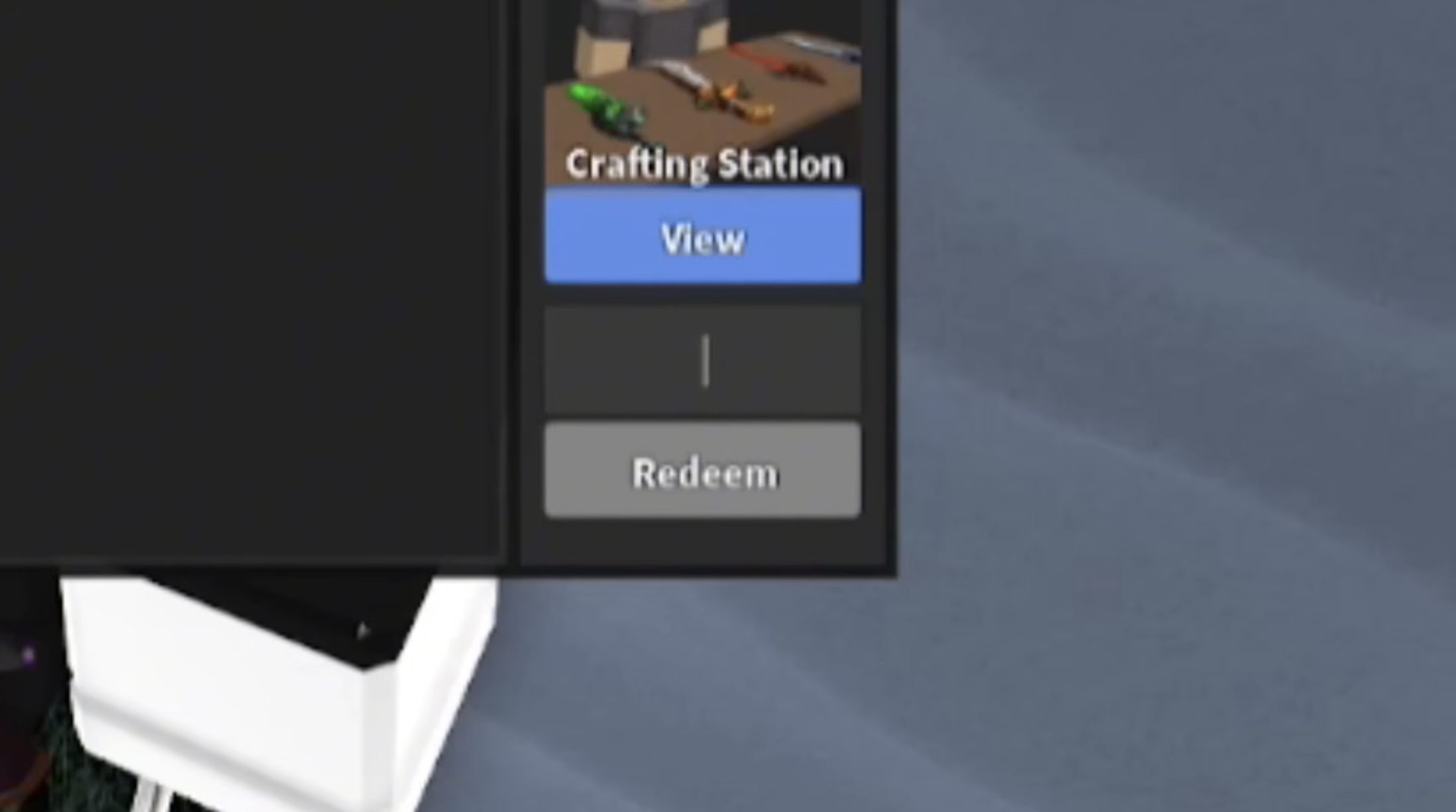 The EnterCode text box in Murder Mystery 2's Inventory panel